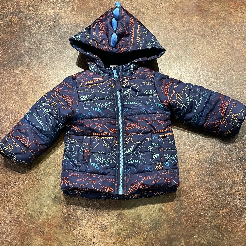 Kids dinosaur snow jacket 12M